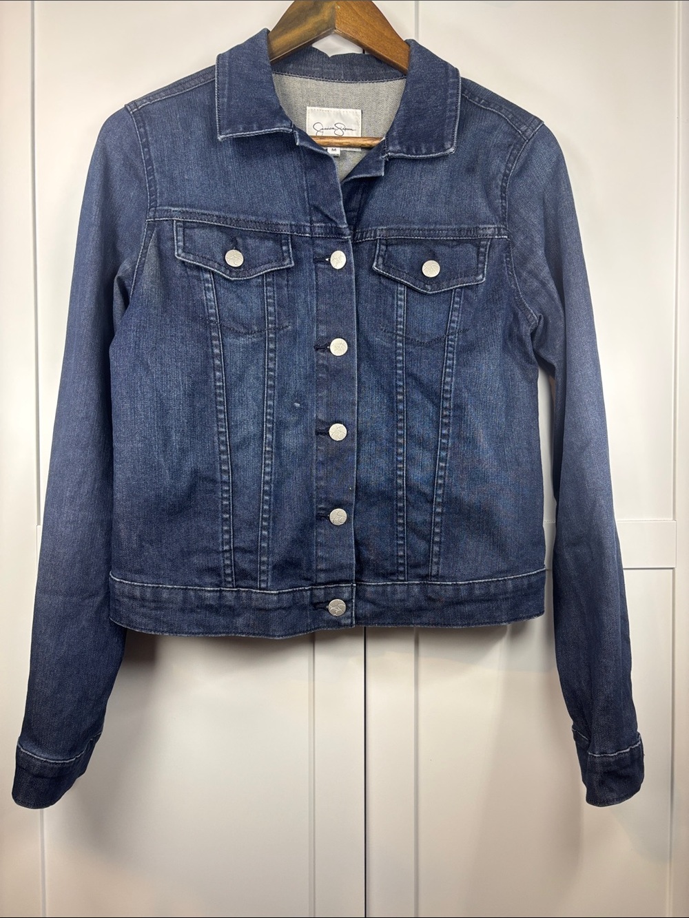 Jessica Simpson Dark Blue Jean Jacket